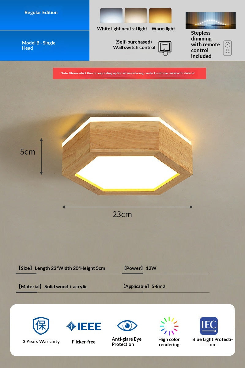 Minimalist Modern Creative Plafond Lumière pour l'entrée