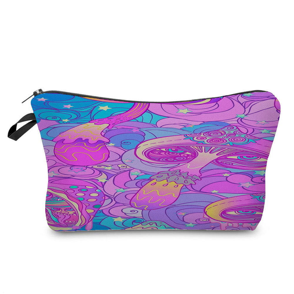 Fantasy Mushroom Pattern Mushroom Printing Sac cosmétique