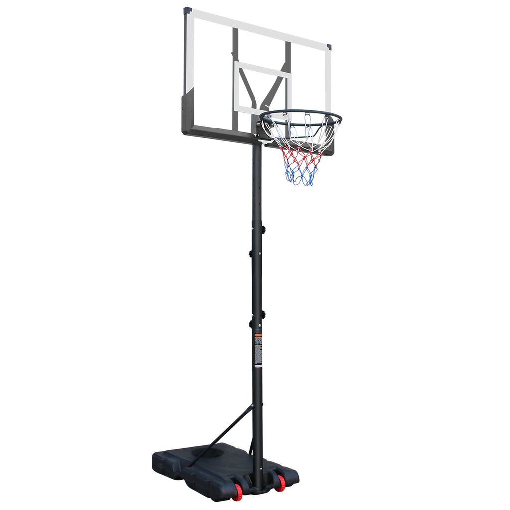Basketball Hoop 5.73-10FT But de basketball portable réglable en hauteur pour intérieur extérieur Ba