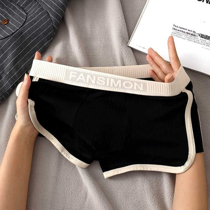 Sous-vêtements pour hommes de style rétro Boxers respirants confortables Short jeunesse
