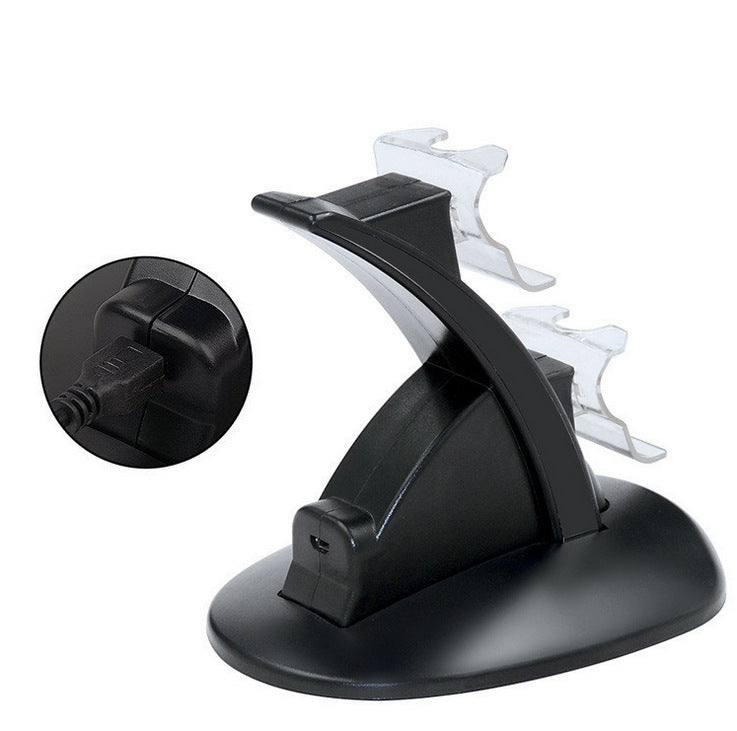 2-Slot Plastic Gamepad Controller Charger