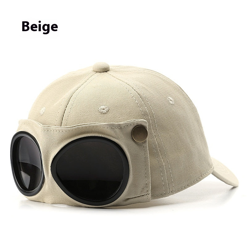 Chapeau Pilote Lunettes personnalisées Casquette Peak Lunettes de soleil masculines Pare-soleil Printemps et été All-m