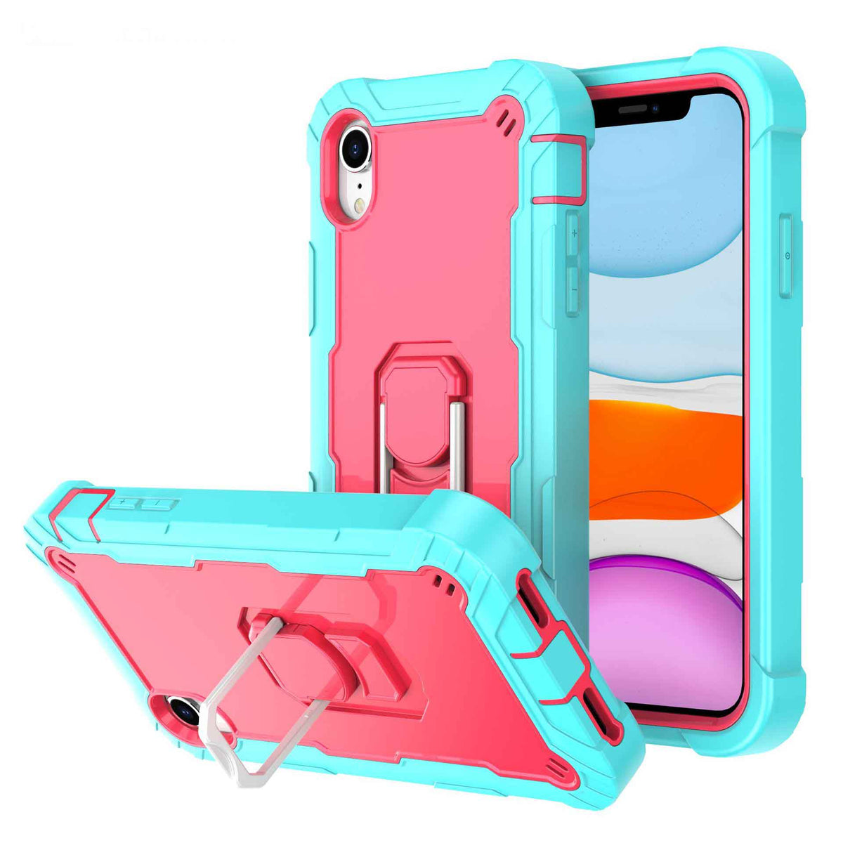 Mode simple couleur pure boîtier de téléphone en silicone
