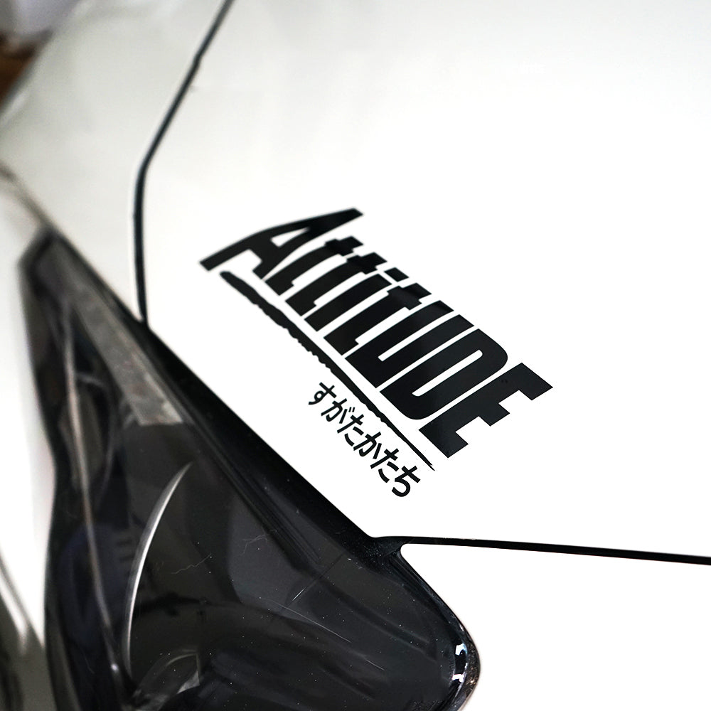 Personnalité JDM Jouer Voiture Attitude Corps Fenêtre Décoration Voiture Stickers Reflective Waterproo
