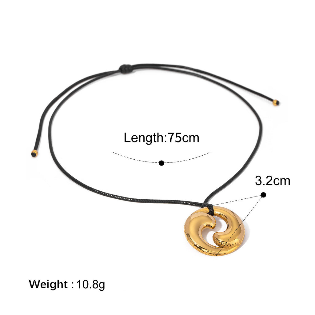Collier en acier inoxydable pour femmes