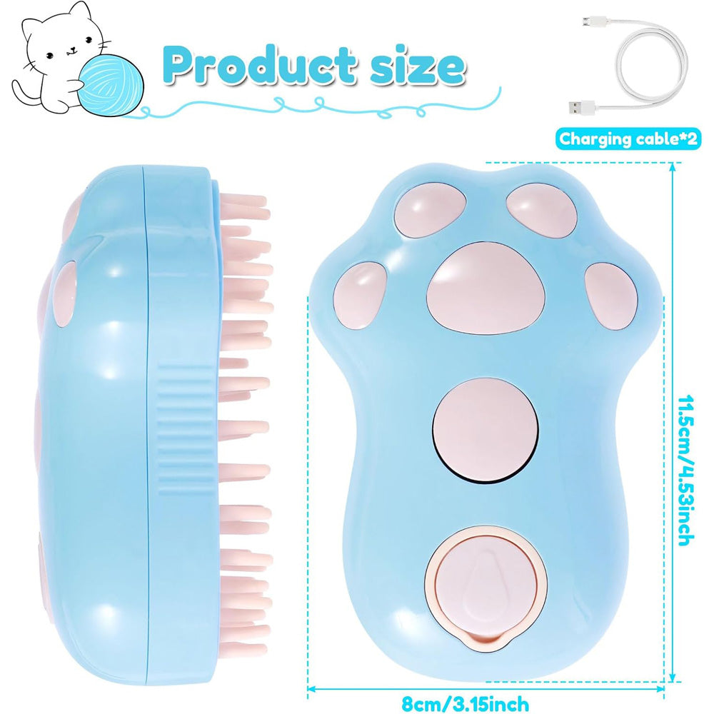 Brosse de chat à vapeur rechargeable