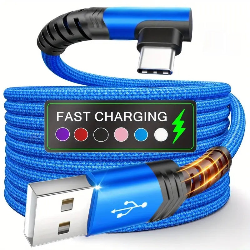 Câble de recharge du téléphone à tête de bent étendu