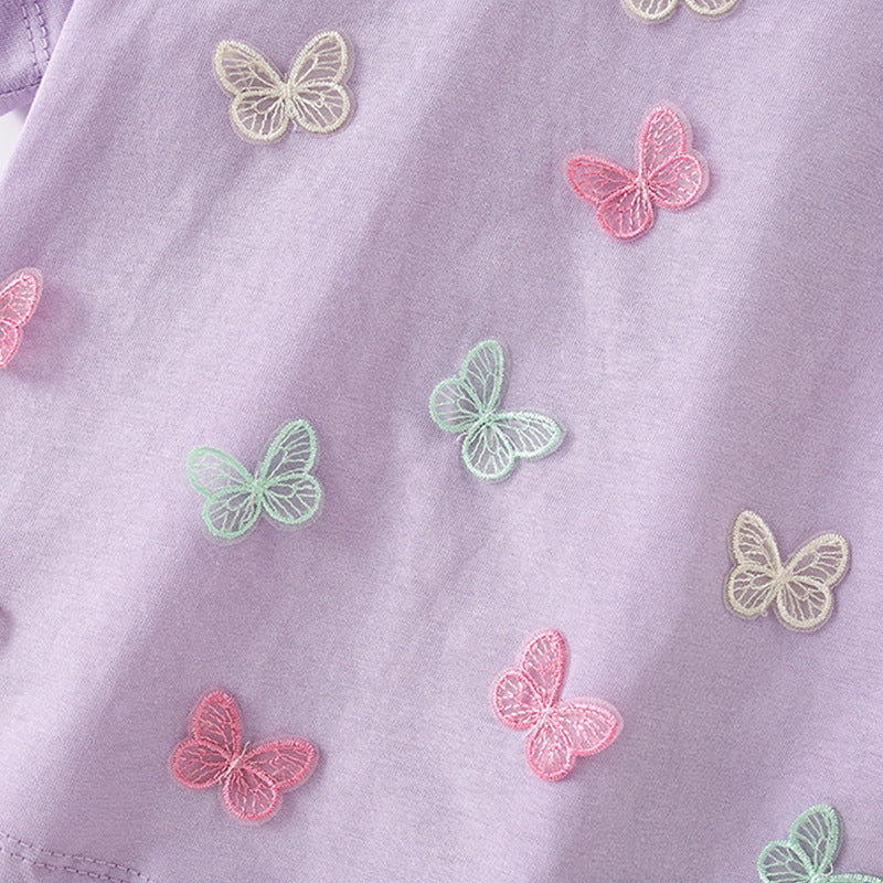 T-shirt décontracté élégant pour les petites filles