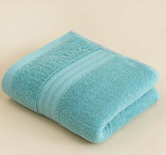 Pure coton extra-épaisseur adulte serviette visage couleur unie peigné long-staple cotonsoft et Hig