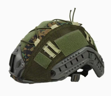 Couverture casque Camouflage avec cordon élastique Tactique Couverture casque Camouflage