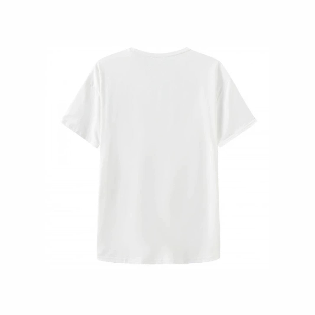 T-Shirt femme imprimé à la main Papaya