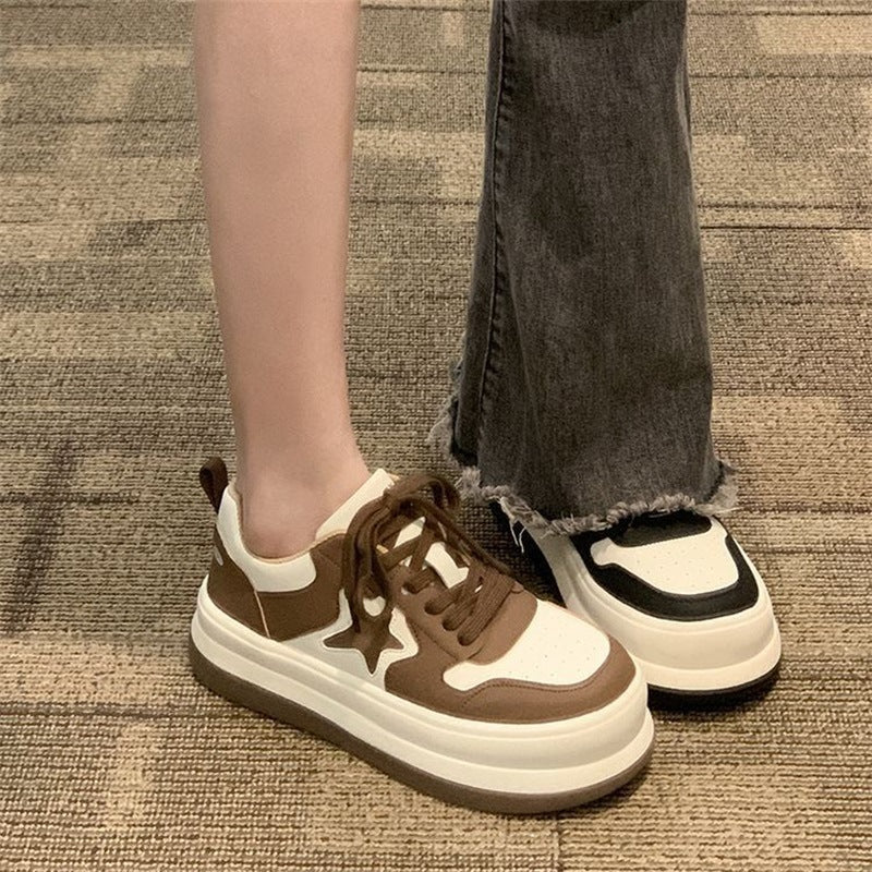 Fashionable et polyvalente Sneakers d'ajustement de la tête ronde Star