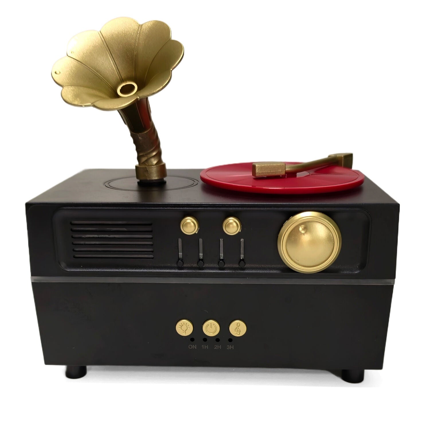 Rétro Rotation Phonographe Aromathérapie Diffuseur Bluetooth Haut-parleur Créatif Piec décoratif
