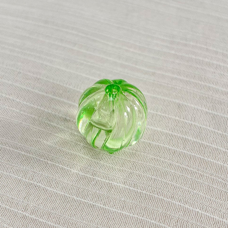 Perles de citrouille acrylique transparentes