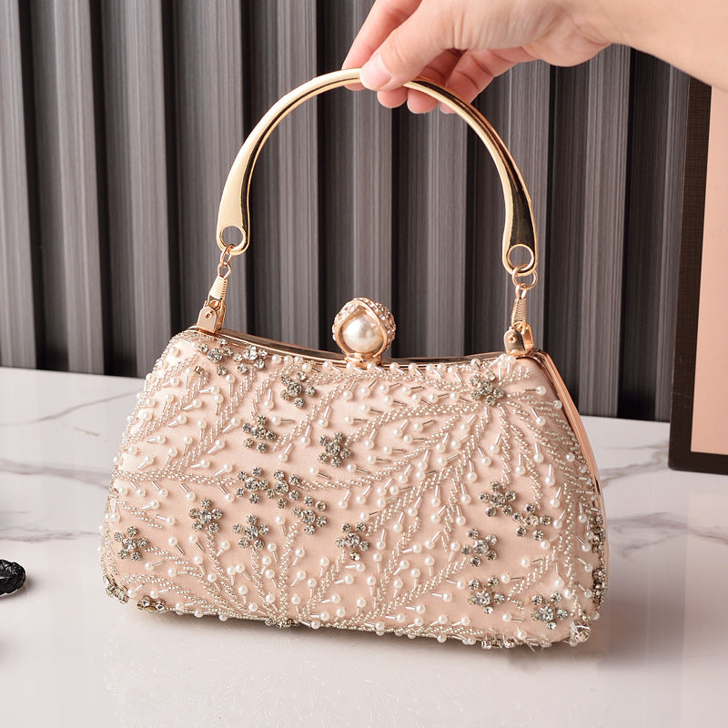 Femmes Soirée Clutch Perled Cheongsam-style sac mariage mariée sac à main