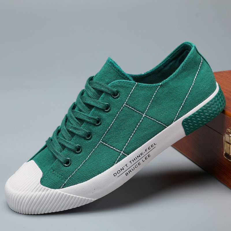 Automne Hommes Chaussures Casual Sneakers Toile style coréen