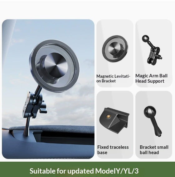 Support de téléphone de voiture Accessoire de navigation magnétique