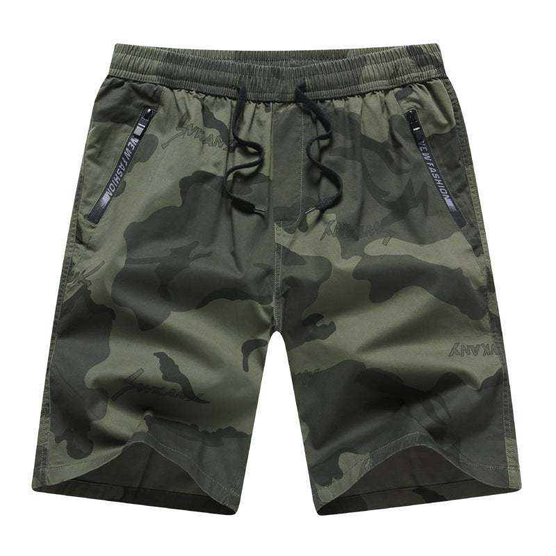 Short de fret en coton pur pour hommes