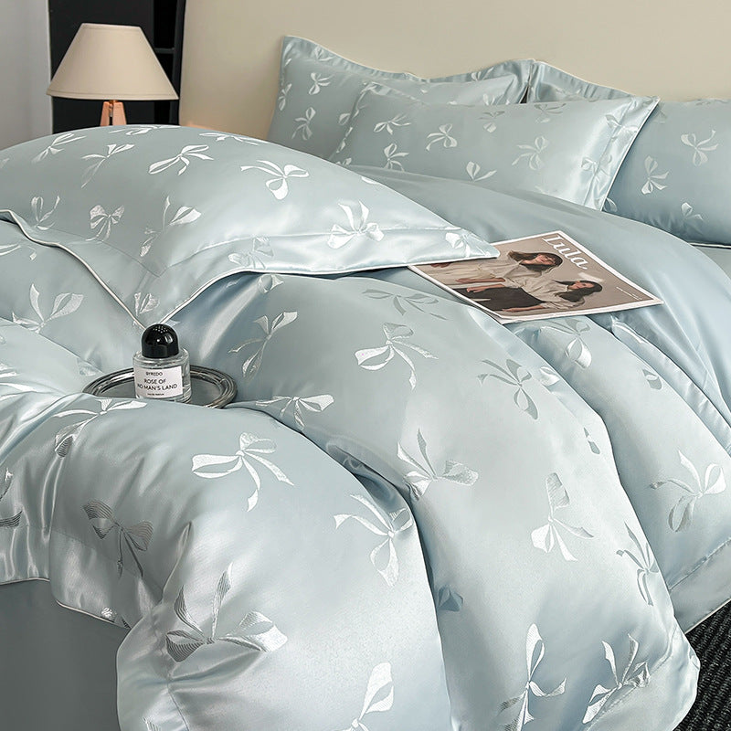 Couverture de couettes d'été de style européen en silk glacé