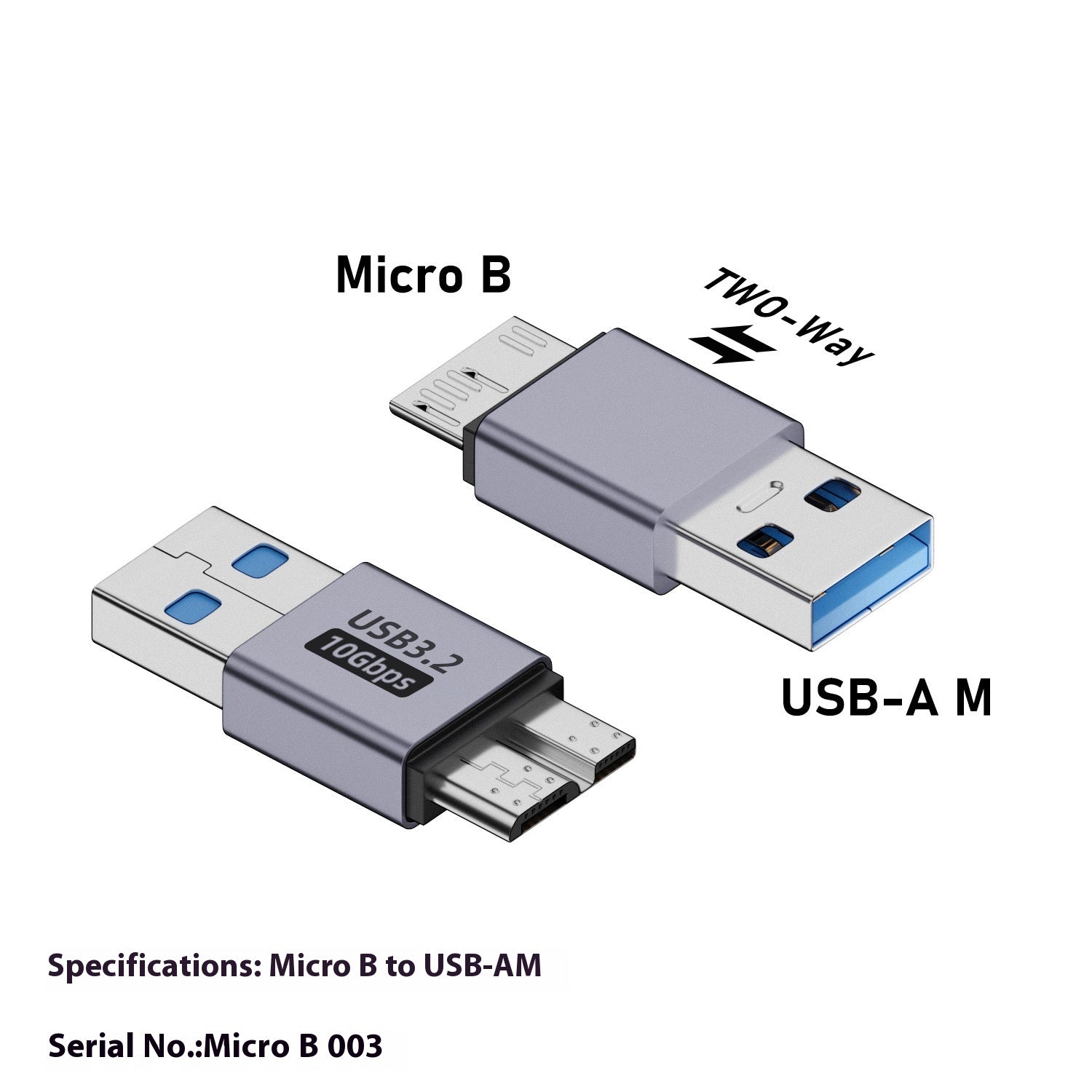 Adaptateur USB AM to Micro-B