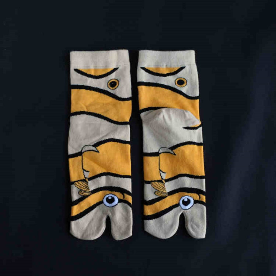 Chaussettes en coton à deux doigts pour hommes et femmes