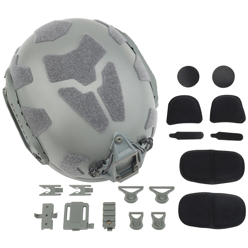 Tactique Protection complète Casque à impact épais