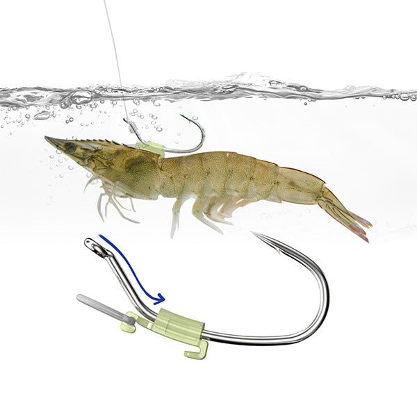 Pêche de plein air Crevettes lumineuses retour Fermoir