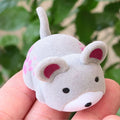 Jouet en peluche Squeaky Mouse Chat Jouet de divertissement sonore interactif doux pour les chats d'intérieur Kitte