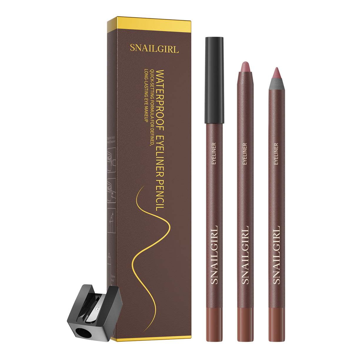 Couleur Eyeliner Imperméable Eyeliner Pas Smudger Chipping lisse