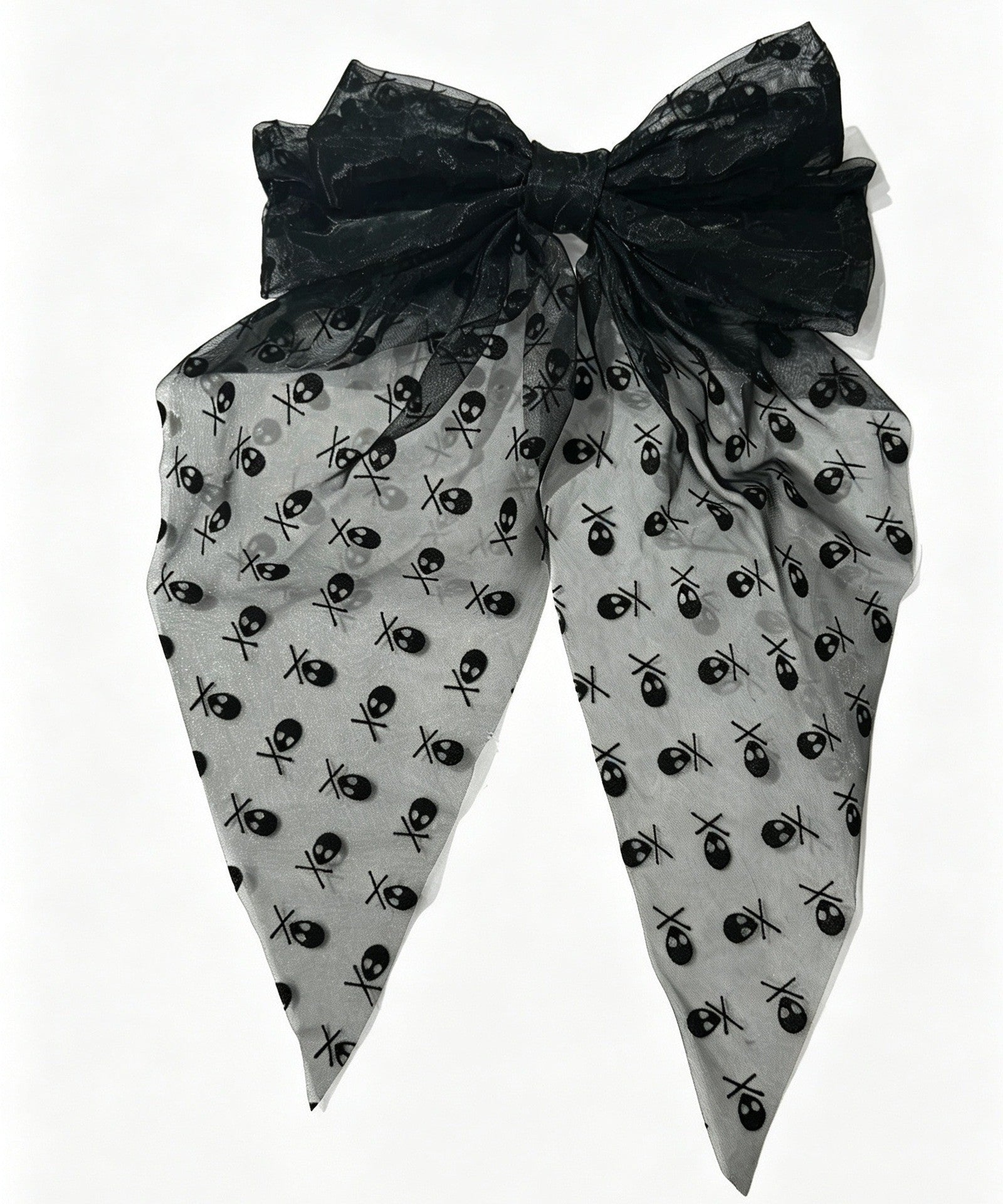 Clip de cheveux Tulle Spiderweb Bow