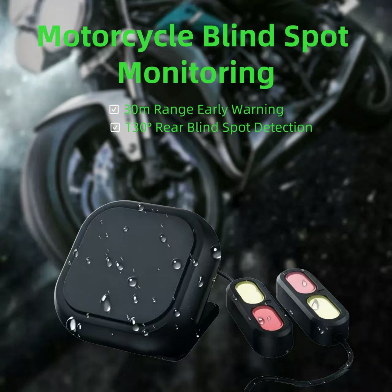 Motorcycle Blind Spot Monitoring 24G Millimeter Wave BSD Préalerte