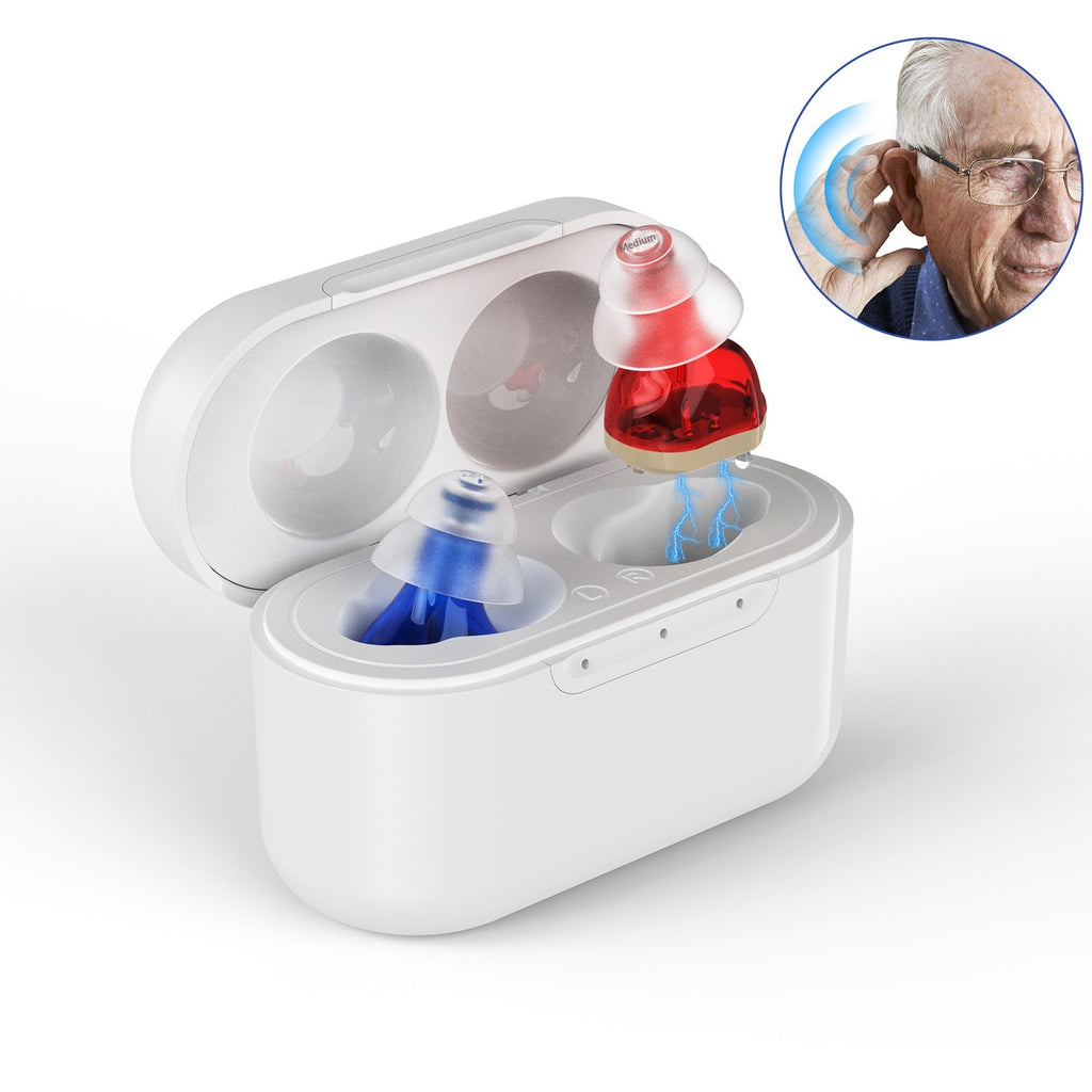 Aide auditive rechargeable de CIC pour les aînés ayant une bonne amplification