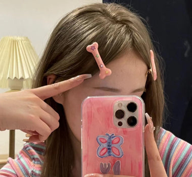 Imprimé par os XINGX Word Clip Side Bangs Canards Clip Femelle