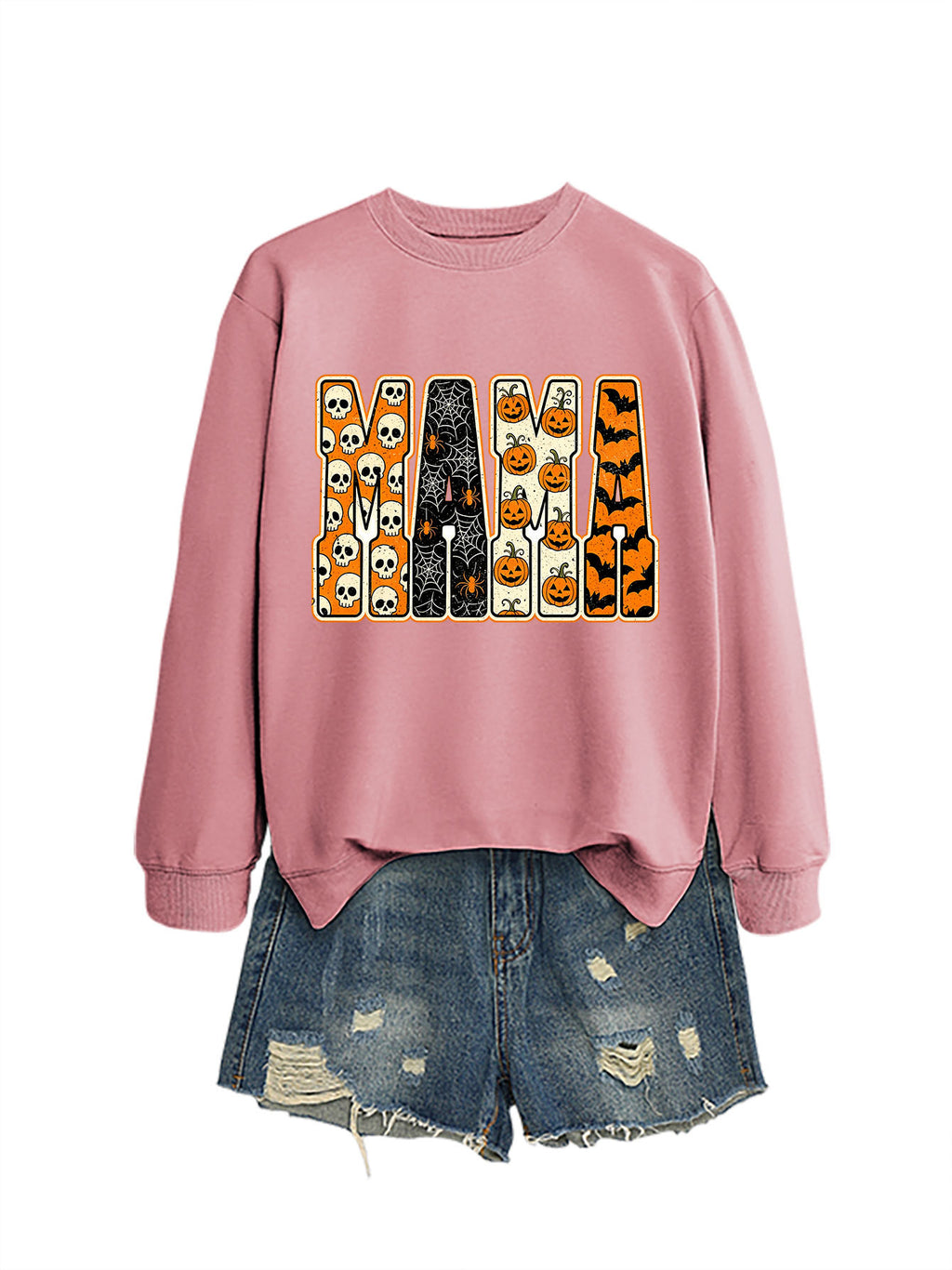Hoodie d'Halloween pour femmes avec araignée de crâne et Jack-o-lantern Designs