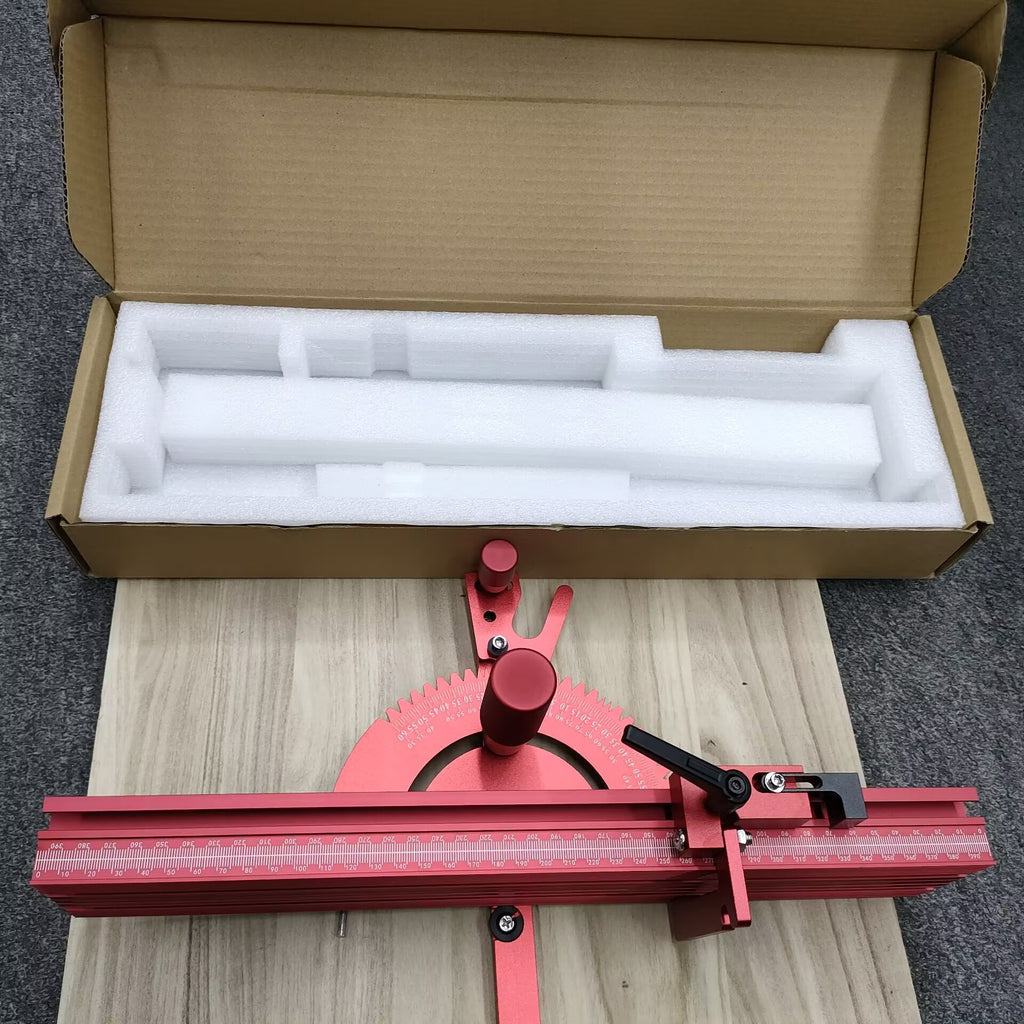 Poignée en bois en alliage d'aluminium avec angle réglable