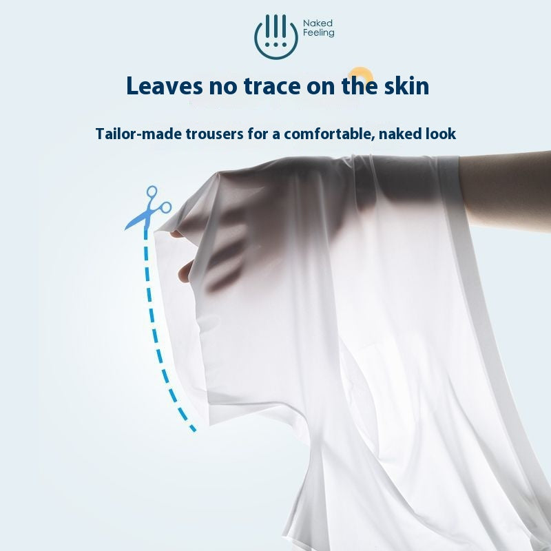 Sous-vêtements pour hommes Soie glacée ultra-mince Respirant Traceless Séchage rapide