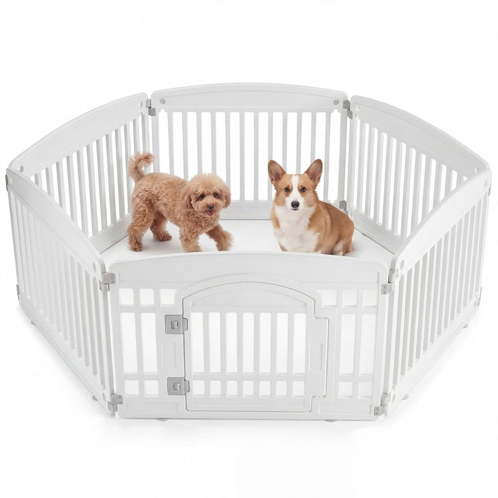 Pare-chocs pour chiens Fence intérieure-extérieure sûre et sécuritaire - pliant et portable idéal pour les petits à