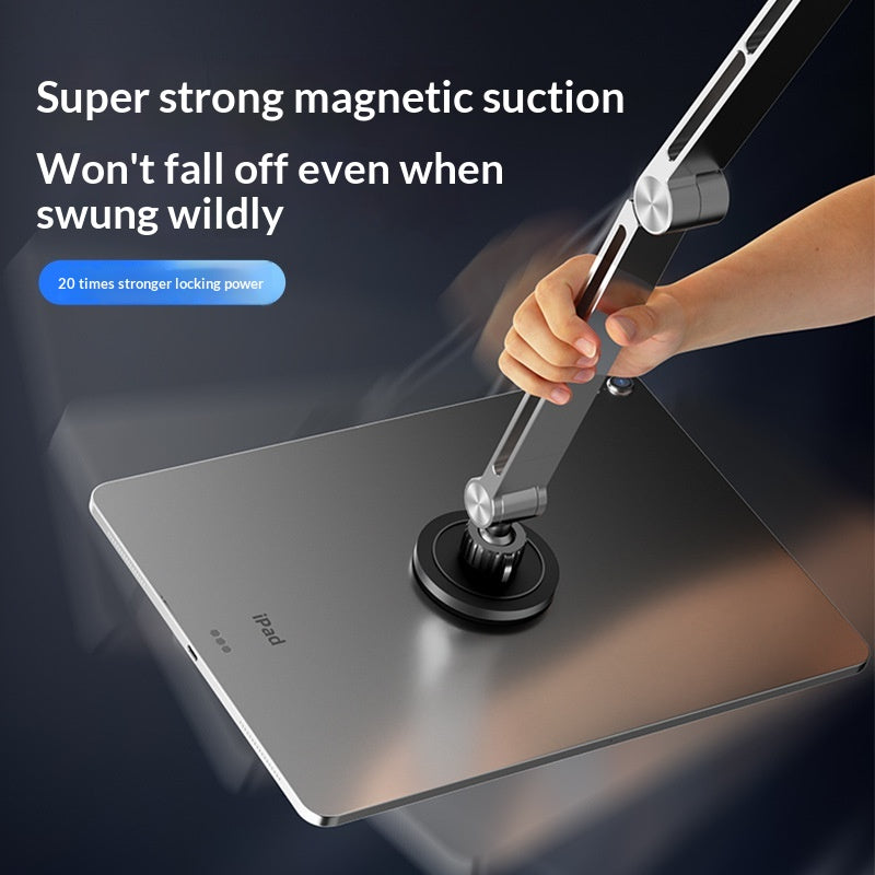 Tablette magnétique et support de téléphone en alliage d'aluminium de bureau
