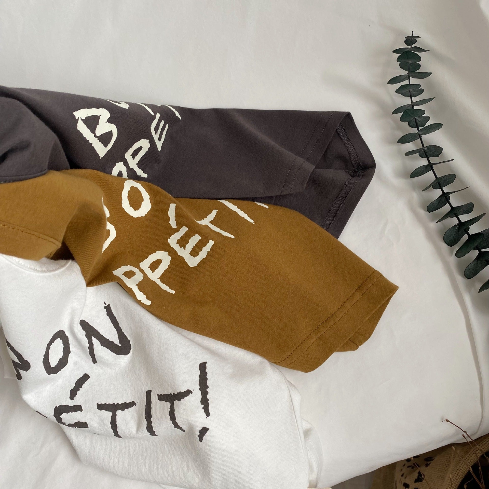 Lettre des enfants imprimé Veste sans manches pour les garçons et les filles