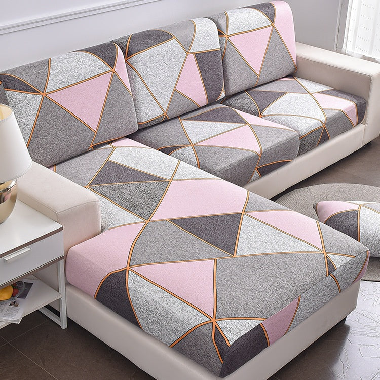 Housse de canapé encastrée haute-élastique - Slipcover Imprimé minimaliste moderne pour Chaise Lon
