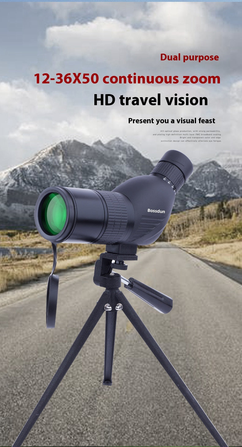 12-36x Monocular Telescope High Definition Bird Watching