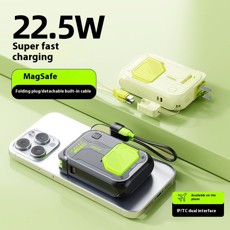Chargeur sans fil magnétique 5-en-un avec câble