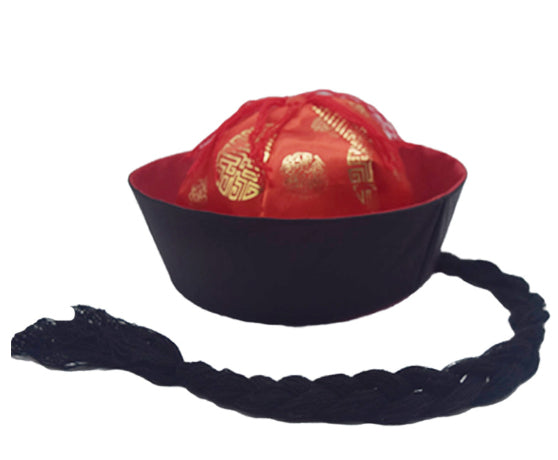 Danse noire Table Performance Chapeau Empereur Qianlong Chapeau