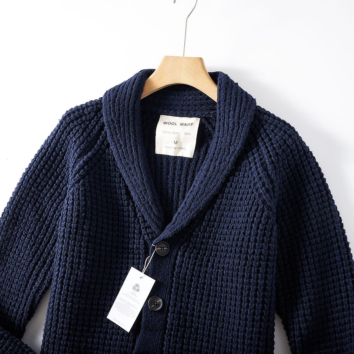 Vêtements de dessus en col V pour hommes