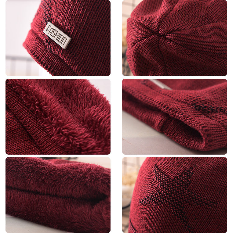 Casquette en laine chaude pour homme