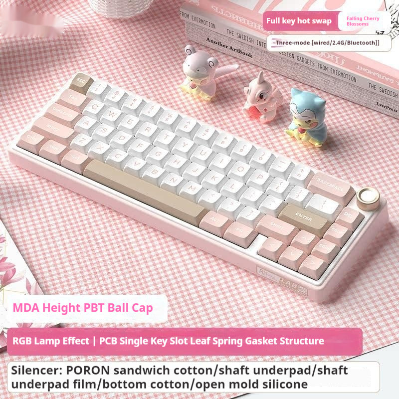 Clavier mécanique RGB Portable Bluetooth sans fil