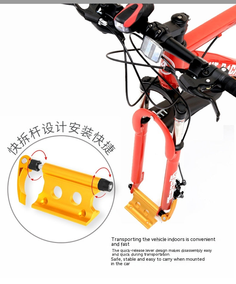Fourche avant de vélo Quick Release Fixation Clip VUS Modification Accessoires portables