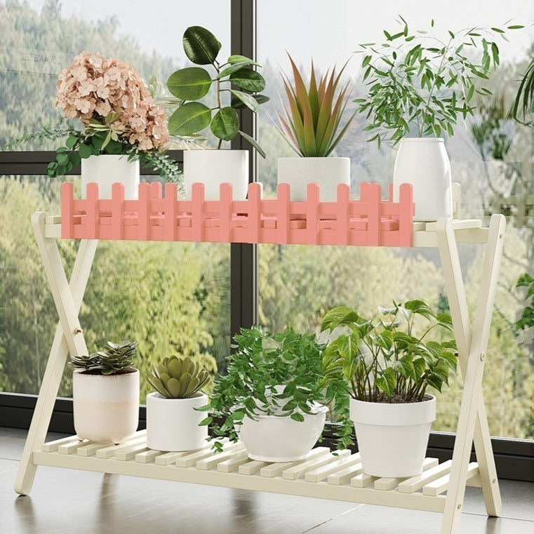 Moso Bambou Fleur Stand Multi-à étages Fleur Stand