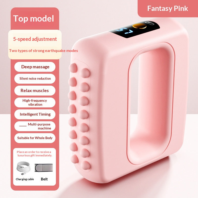 Massager de bague électrique Fascia Massage de vibration de tissu profond avec ceinture A