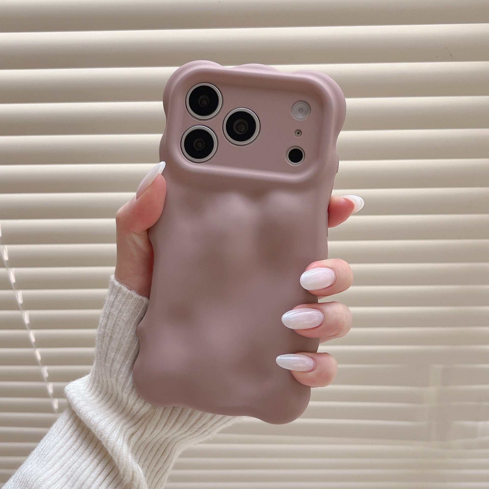 3D Meteorite Wave Case Téléphone compatible
